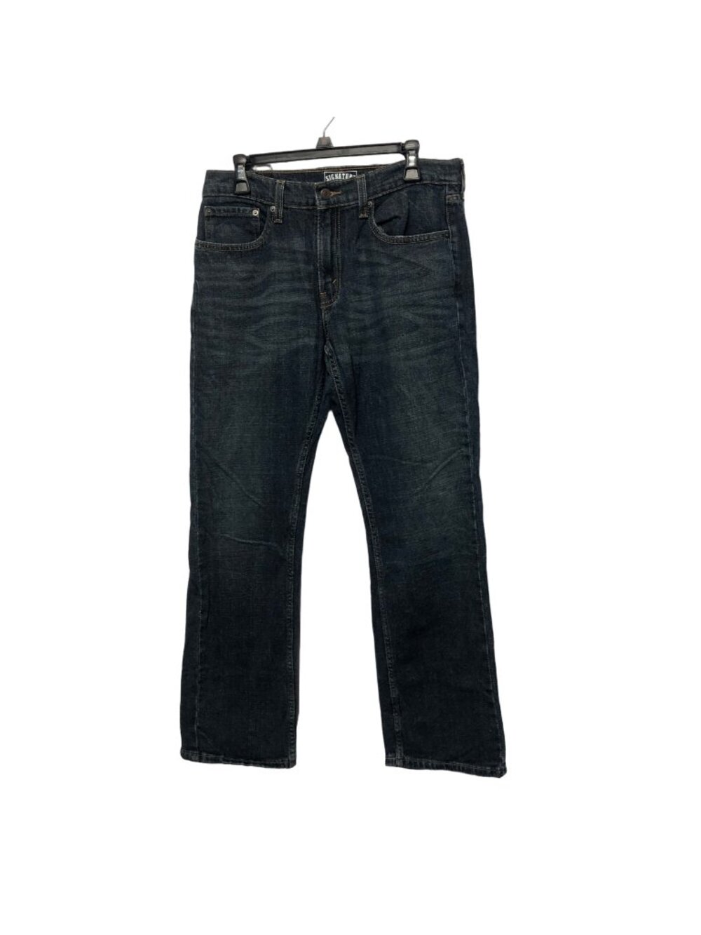 Signature Levi Strauss Co Relaxed Fit Jeans Mens Size 32x32 Dark Wash Denim